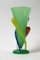 Multicolored Swirl Murano Glass Vase, 1980s 5
