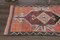 Vintage Turkish Pink Orange Oushak Hallway Rug in Wool, 1960s, Image 6