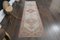 Vintage Turkish Rug Runner in Beige Pink Rug, 1960s, Image 1