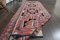 Tapis Oushak Vintage en Laine Orange, Rose et Violet, Turquie, 1960s 2