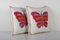 Uzbek Butterfly Wild Life Pictorial Suzani Pillow Covers, Set of 2, Image 3