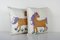 Suzani Horse Pillow Covers, Set of 2 3