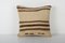 Vintage Striped Organic Hemp Kilim Cushion Cover 1