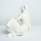 Vintage White Porcelain Statue of Reading Lady from Jihokera, 1960s, Image 4