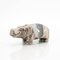 Sculpture Hippopotame en Bronze et Verre par Gabriella Crespi, 1970s 1