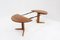 Vintage Danish Round Extendable Dining Table in Teak, 1960s 2