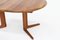 Vintage Danish Round Extendable Dining Table in Teak, 1960s 7