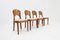 Vintage Danish Teak Dining Chairs, 1960s, Set of 4 6