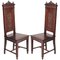 Antique Eclectic Venice Chairs in Walnut by Testolini Frères, 1890s, Set of 2 1