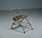 Vintage Italian Bar Cart in Brass and Lacquered Wood by Cesare Lacca, 1950, Image 3