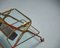 Vintage Italian Bar Cart in Brass and Lacquered Wood by Cesare Lacca, 1950, Image 4