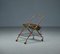 Vintage Italian Bar Cart in Brass and Lacquered Wood by Cesare Lacca, 1950 1