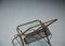 Vintage Italian Bar Cart in Brass and Lacquered Wood by Cesare Lacca, 1950, Image 5