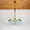 Vintage Disk Chandelier attributed to Pietro Chiesa for Fontana Arte, Italy, 1940s 4