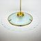 Vintage Disk Chandelier attributed to Pietro Chiesa for Fontana Arte, Italy, 1940s 18