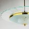 Vintage Disk Chandelier attributed to Pietro Chiesa for Fontana Arte, Italy, 1940s, Image 9