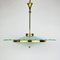 Vintage Disk Chandelier attributed to Pietro Chiesa for Fontana Arte, Italy, 1940s 17