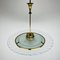 Vintage Disk Chandelier attributed to Pietro Chiesa for Fontana Arte, Italy, 1940s 7