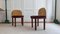 Small Vintage Italian Chairs in Velvet and Wood, Set of 2 1