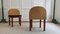 Small Vintage Italian Chairs in Velvet and Wood, Set of 2 10