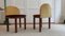 Small Vintage Italian Chairs in Velvet and Wood, Set of 2 7