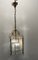 Lámpara colgante de cristal tallado, años 70, Imagen 10