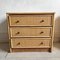 Mid-Century Rattan 3 Drawer Chest of Drawers 1
