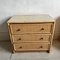 Mid-Century Rattan 3 Drawer Chest of Drawers 7