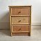 Mid-Century Rattan 3 Drawer Bedside Table, 1970s, Image 4
