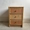 Mid-Century Rattan 3 Drawer Bedside Table, 1970s, Image 11