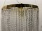 Lámpara colgante Rod de latón de cristal de Murano, años 80, Imagen 8