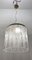 Lámpara colgante Rod de latón de cristal de Murano, años 80, Imagen 7