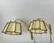 Vintage Wall Sconces with Leather Shade Bedside Lighting, Germany, 1950s, Set of 2 2