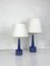 Scandinavian Stoneware Table Lamps by Per Linnemann-Schmidt Ceramic for Palshus, 1960s, Set of 2 1