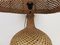 Lámpara de cestería hecha a mano, años 60, Imagen 3