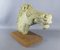 Emilia Parea, Horse Head Sculpture, 1960s, Granite and Papier-Mâché on Wood Base 16