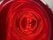 Vaso in vetro soffiato rosso rubino di Carlo Moretti, anni '80, Immagine 10