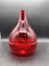 Rubinrote Vase aus mundgeblasenem Glas von Carlo Moretti, 1980er 1