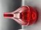 Jarrón de vidrio soplado en rojo rubí de Carlo Moretti, años 80, Imagen 5
