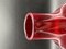 Vaso in vetro soffiato rosso rubino di Carlo Moretti, anni '80, Immagine 11
