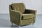 Vintage Green Corduroy Armchairs on Wheels, Germany, 1970s, Set of 2, Image 5