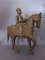 Asian Statue of Man on Horse, Large Copper-Covered Wood Sculpture, Late 19th Century, Image 21