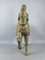 Statue Asiatique d'Homme à Cheval, Grande Sculpture en Bois Couvert de Cuivre, Fin du 19ème Siècle 22