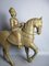 Asian Statue of Man on Horse, Large Copper-Covered Wood Sculpture, Late 19th Century, Image 10