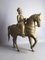 Asian Statue of Man on Horse, Large Copper-Covered Wood Sculpture, Late 19th Century, Image 17