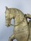 Asiatische Statue von Mann auf Pferd, Große Holzskulptur mit Kupferüberzug, Ende 19. Jh. 25