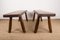 Scandinavian Benches in Elm attributed to Olavi Hanninen for Mikko Nupponen, 1960s, Image 7