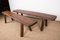 Scandinavian Benches in Elm attributed to Olavi Hanninen for Mikko Nupponen, 1960s 1