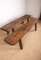 Scandinavian Benches in Elm attributed to Olavi Hanninen for Mikko Nupponen, 1960s, Image 4