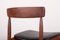 Danish Teak Chairs in Black Skai by Farso Stolefabrik, 1960s, Set of 4, Image 16